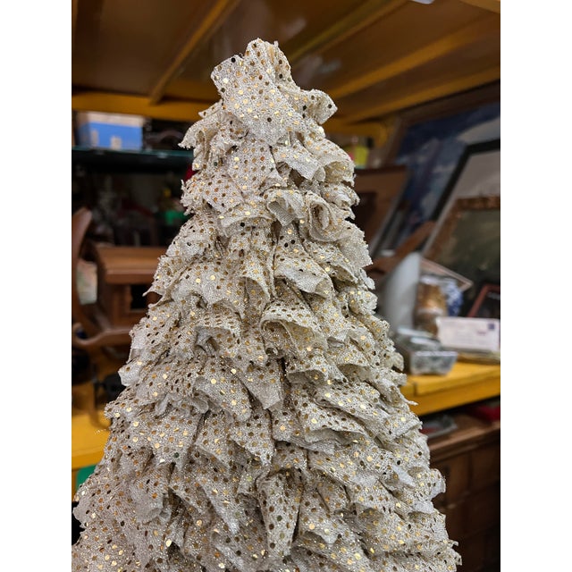 1970s 1970s Southern Textile Christmas Tree For Sale - Image 5 of 5