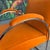 Orange Milo Baughman Mid Century Chrome and Orange Velvet For Sale - Image 8 of 12