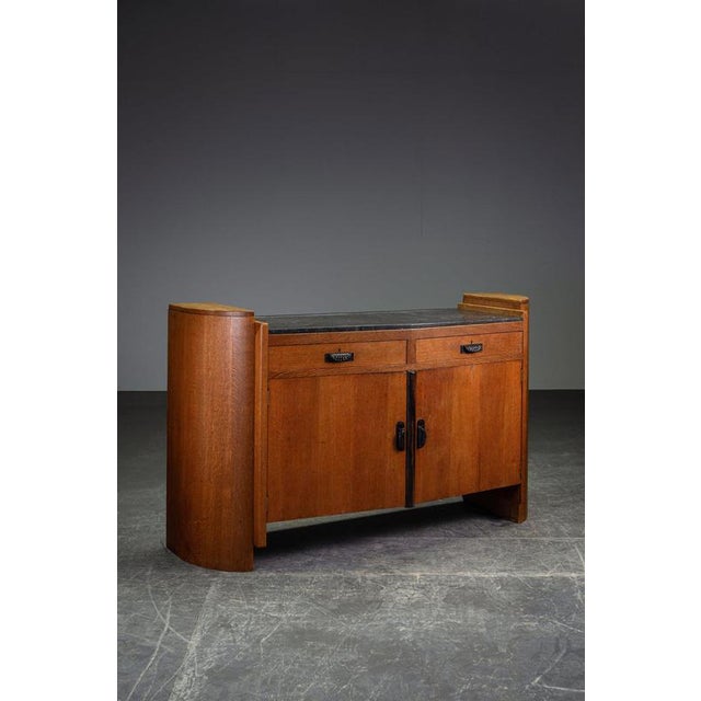 Vintage Amsterdam School Sideboard, 1930s For Sale - Image 14 of 15