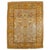 Cream Antique Oushak Carpet, Handmade Oriental Rug, Soft Saffron Light Gray Light Blue For Sale - Image 8 of 18