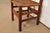 Brown Gustav Stickley Antique Mission Oak Arts & Crafts Ladder Back Side Chairs or Dining Chairs With Rush Seats, Pair For Sale - Image 8 of 12