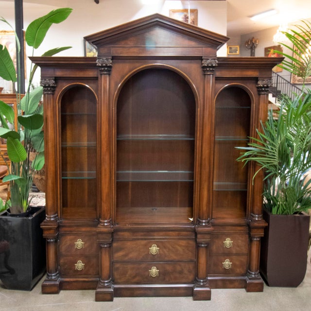 Henredon Traditional Mahogany Bookcase Chairish