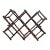 Vintage Tortoisehell or Scorched Bamboo 8-Bottle Wine Rack For Sale