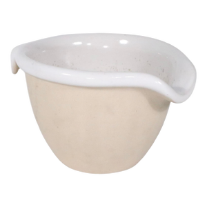 Mid 20th Century Bennington Pottery Batter Mixing Bowl Att. To David Gil