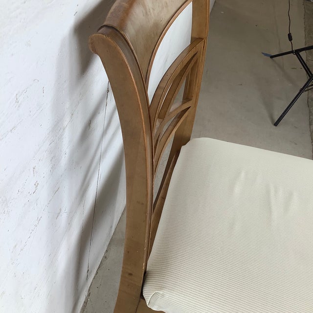 Vintage Neoclassical Revival Style X-Back Side Chair For Sale In Philadelphia - Image 6 of 12