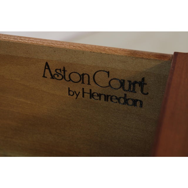 Henredon Aston Court 3 Drawer Inlaid Wardrobe Armoire Cabinet For Sale - Image 14 of 14