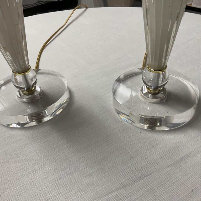 Mid-Century Modern 1960s Mid-Century Modern Exquiste Venetian Glass Lamp - a Pair For Sale - Image 3 of 12