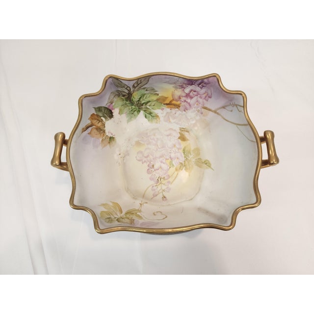 Art Deco Vintage Hand Painted Nippon Serving Dish For Sale - Image 3 of 6