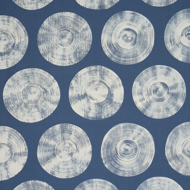 Created to commemorate the 250th anniversary of the United States, Painted Circles is an artisanal fabric featuring a...