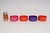Set of Four Vintage Purple, Orange and Pink Melamine "Max" Bowls by Massimo Vignelli for Heller For Sale - Image 9 of 14