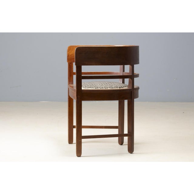 Central European Armchair with Inlaid Backrest, 1890s For Sale - Image 9 of 11