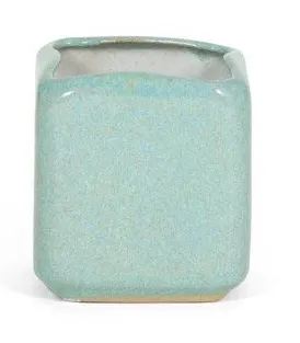 Glidden Turquoise Ceramic Turquoise Planter