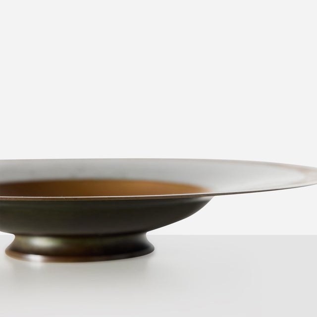 Bronze 1940s Bronze Platter by Just Andersen For Sale - Image 8 of 10