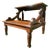 Antique Victorian Mahogany Two-Step Library Steps With Carved Scroll Supports For Sale
