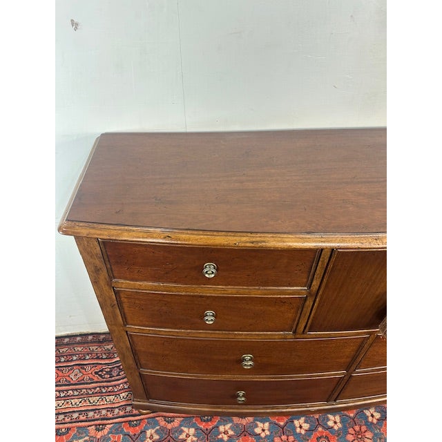1990s Universal Furniture Lowboy Dresser With Lock For Sale In New York - Image 6 of 11
