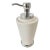 Vintage Restoration Hardware Lido Collection Ceramic Soap Dispenser - White & Chrome Excellent Condition. For Sale