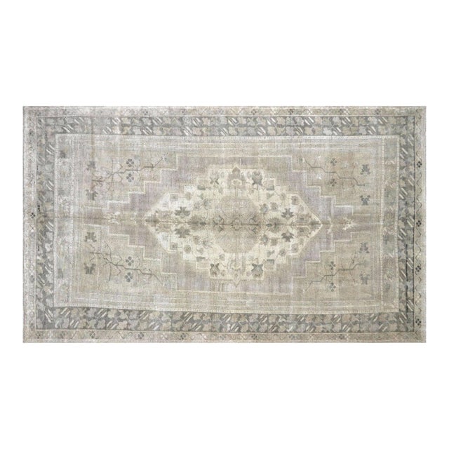 1960s Turkish Oushak Rug For Sale