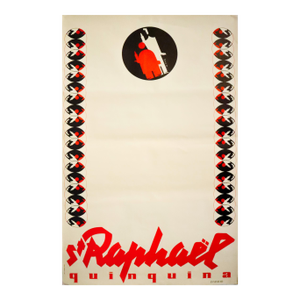 1959 French Alcohol Advertisement Poster, St Raphaël Quinquina - Charles Loupot