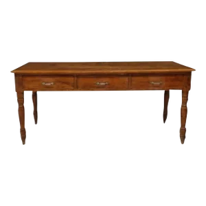 19th Century French Country Farmhouse Pine Extension Table