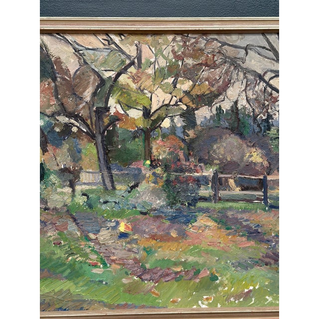 Bengt Crantz, Layered Landscape, 1950s, Oil on Panel, Framed For Sale - Image 9 of 18