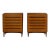 Pair of Mid-Century Ew Bach Tall Teak Dressers With Sculpted Handles C.1950-Price Per Piece For Sale