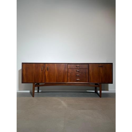 G-Plan Brasilia Sideboard by Victor Wilkins Mid-Century Modern Teak Sideboard For Sale - Image 9 of 9