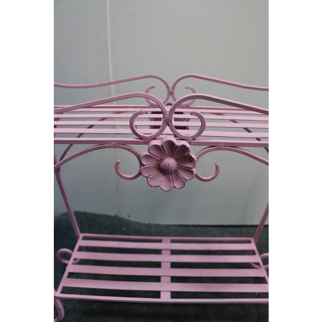 Mid 20th Century Mid Century Wrought Iron Plant Stand For Sale - Image 5 of 6