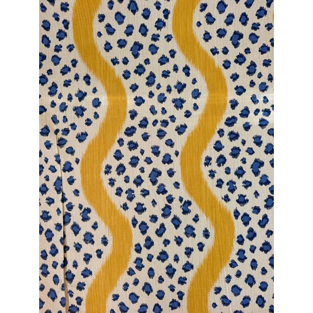 Clarence House / Hill Brown Corbett Color Gold / Sapphire SKU 1353901 1 2/6 yards Product Details Width 54.00 in (137.16...