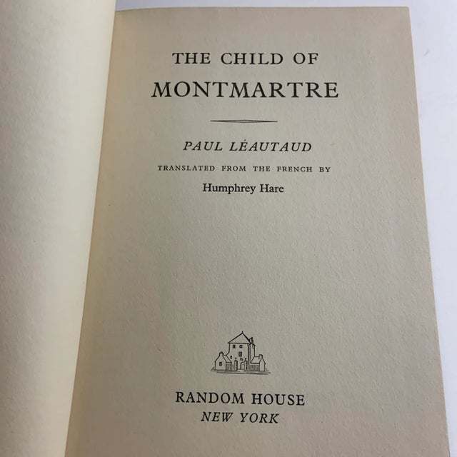 1950s 1959 the Child of Montmartre Paris Book For Sale - Image 5 of 8