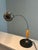 Mid-Century Modern Gooseneck Bankers Desk Lamp With Tubular Shade & Turned Wood Accent – Machine Age / Atomic Style For Sale - Image 10 of 11