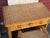 Brown Vintage Wicker Vanity Set With Arched Mirror and Matching Stool For Sale - Image 8 of 12