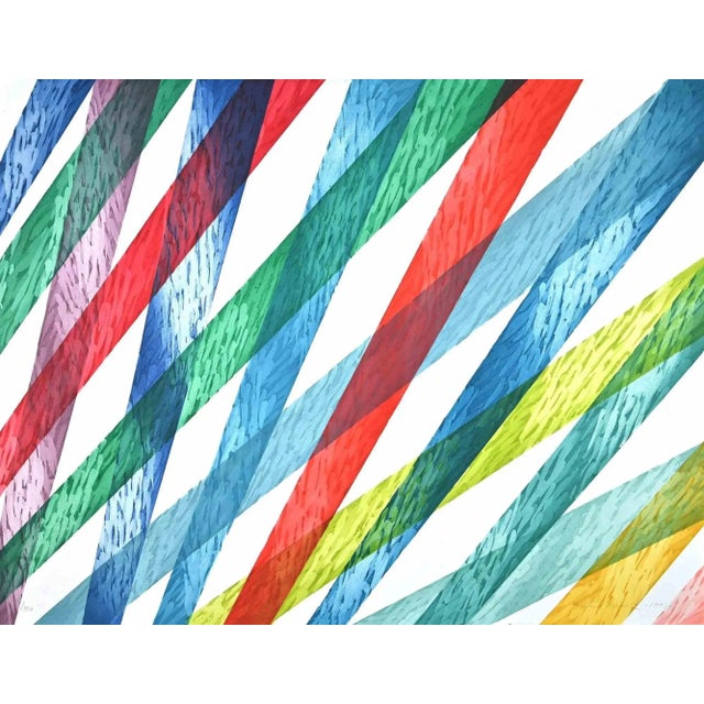 Piero Dorazio, United Europe, Germany, Original Etching, 1994 For Sale - Image 3 of 3