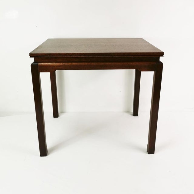 Mid-Century Mahogany Coffee Table, Denmark, 1970s For Sale - Image 15 of 15