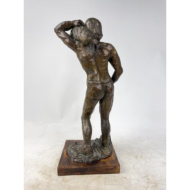 Hand-Worked Bronze Sculpture, 1940s For Sale - Image 14 of 16