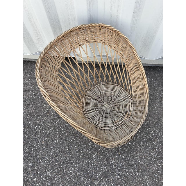 Wicker Living Room Set, 1970s, Set of 4 For Sale - Image 11 of 17