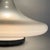 Metal Large Italian Opaline Glass Flush Mount, 1970s For Sale - Image 7 of 14
