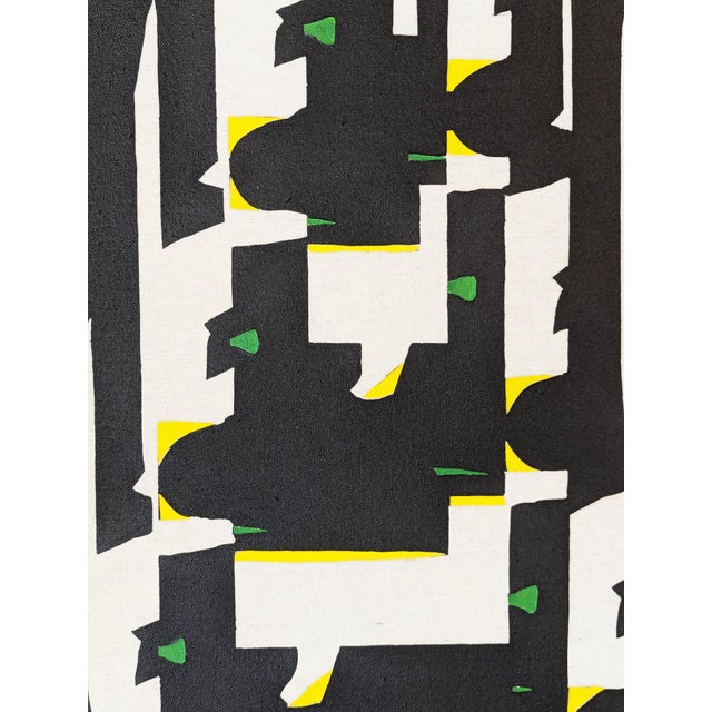 Black Emmanuel Araujo "Landing Sequence" Contemporary Geometric Hard-Edge Abstract Painting, 2019 For Sale - Image 8 of 10
