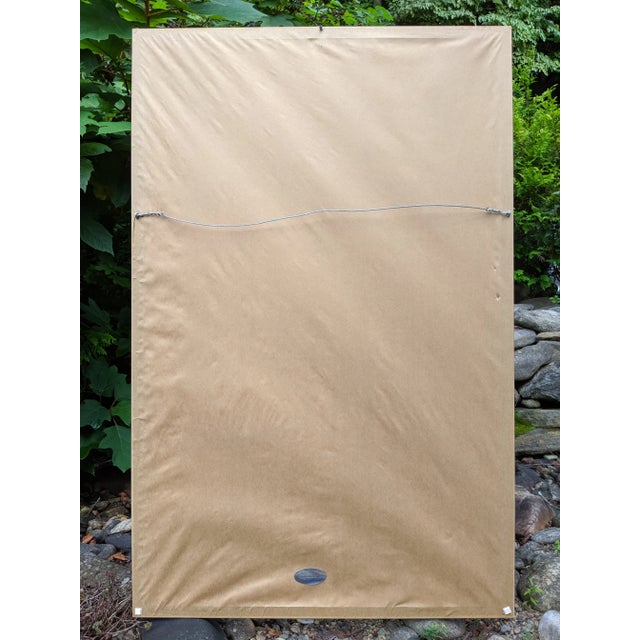 Vintage Silkscreen Asian Koi Fish Abstract Artwork For Sale - Image 10 of 12