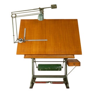 Vintage German Drafting Table from Nestler, 1950s For Sale