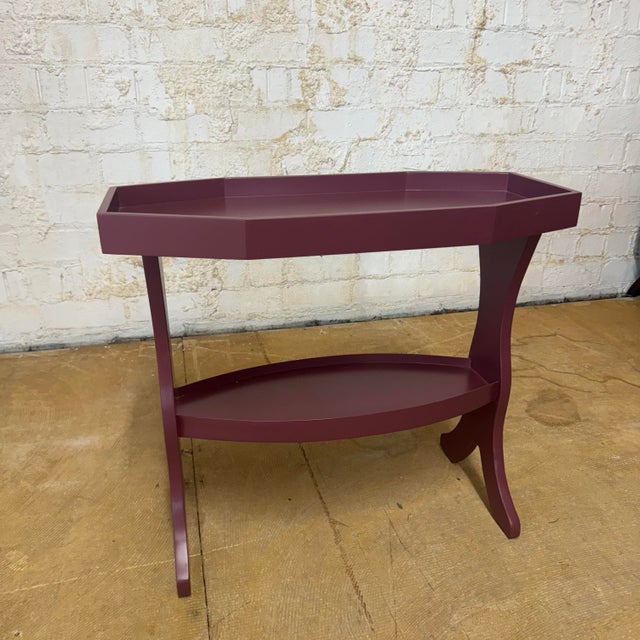 Lozere Side Table - Wine For Sale - Image 4 of 8