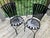 Francois Carre Francois Carre Petite Fan Back Chairs - Set of 4 For Sale - Image 4 of 11