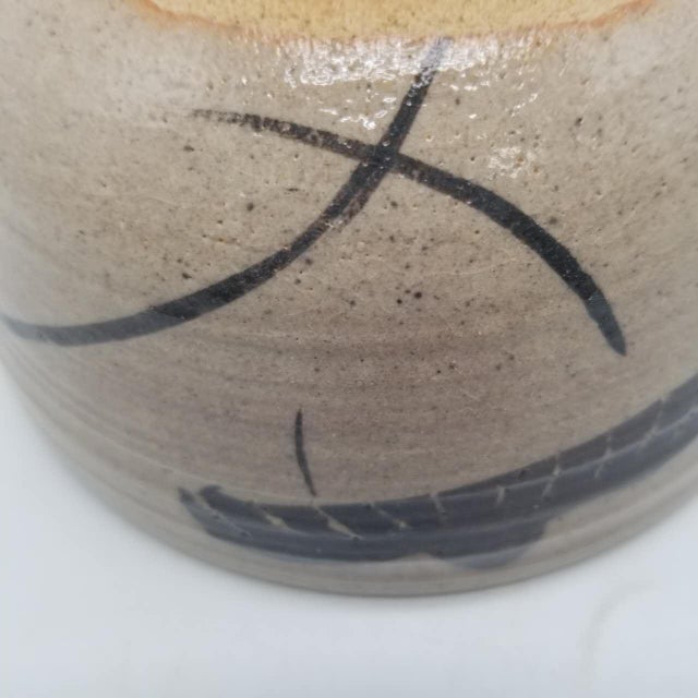 Vintage Seto Ware Tea Bowl by Ito Yuu, Hachioji Kiln – With Wooden Box For Sale - Image 6 of 17