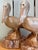 Vintage Glazed Ceramic Pelican Lamps - A Pair For Sale - Image 11 of 12