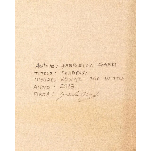 Gabriella Giardi, Marbles Series: Getting Lost, 2023, Oil on Canvas For Sale - Image 6 of 9