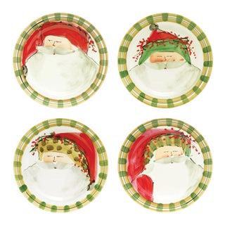 Old St. Nick Salad Set from Kenneth Ludwig Chicago - Set of 4 For Sale