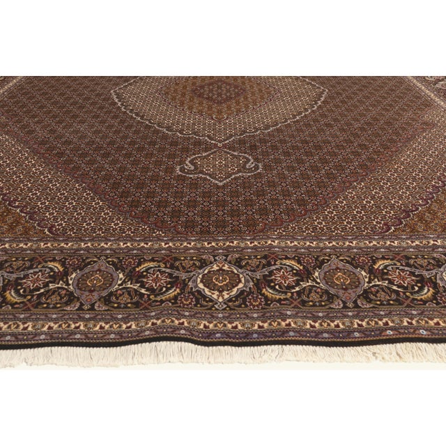 Vintage Persian Mahi Tabriz Rug, 09'10 X 12'10 For Sale - Image 4 of 10