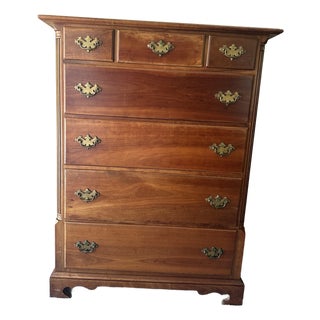 L. & J. G. Stickley 7-Drawer Georgian Dresser in Cherry For Sale