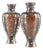 Pair Late 19th Century Japanese Cloisonne Bud Vases For Sale