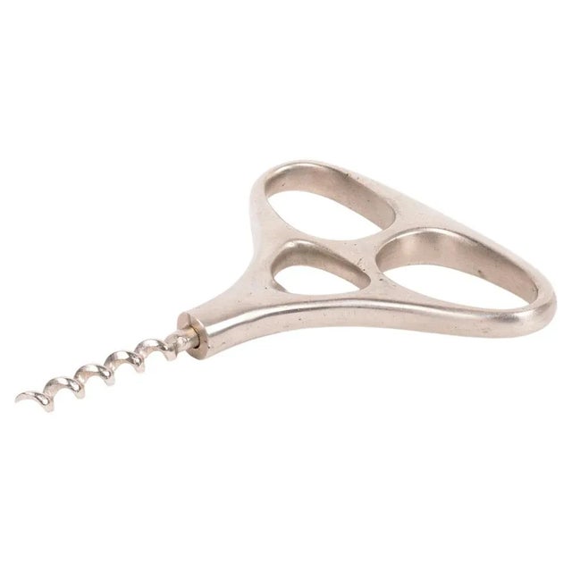 Brass and Steel Cork Screw by Carl Auböck, Austria, 1960s For Sale - Image 6 of 6