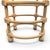 Shabby Chic Late 20th Century Jay Spectre Attributed Pencil Reed Occasional Table For Sale - Image 3 of 4
